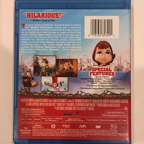 The Weinstein Co. HOODWINKED TOO HOOD VS. EVIL Blu-Ray & DVD Set - Picture 2 of 3